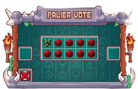 Paliers de récompenses de vote