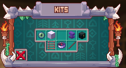 Menu des commandes
