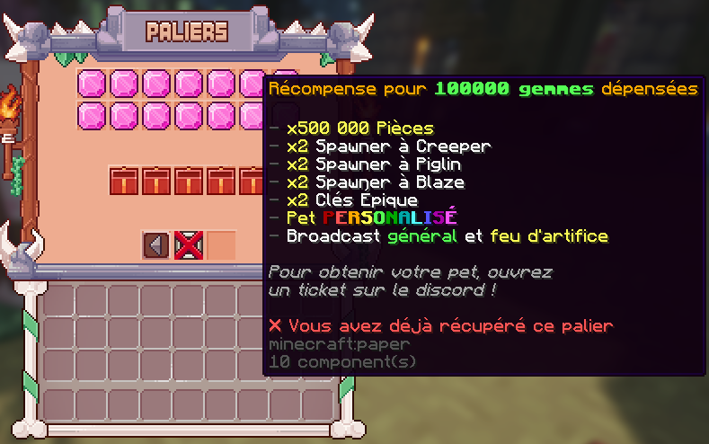 Le menu Mileage