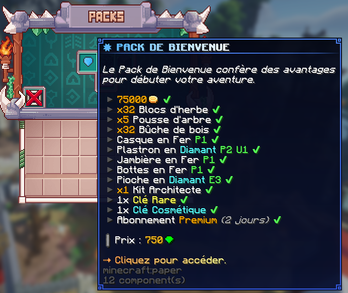 Pack de Bienvenue