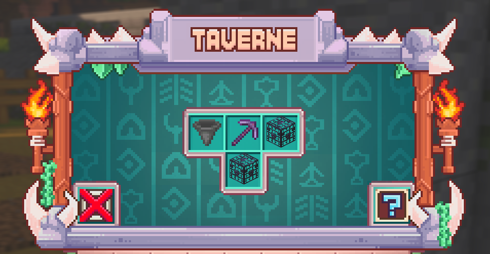 Menu taverne