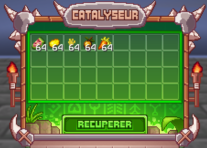 Exemple de fonctionnement du Catalylseur