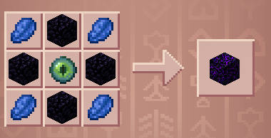 Craft d'une obsidienne pleureuse