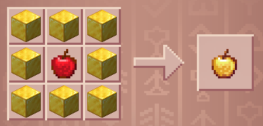 Craft pomme d'or enchantée