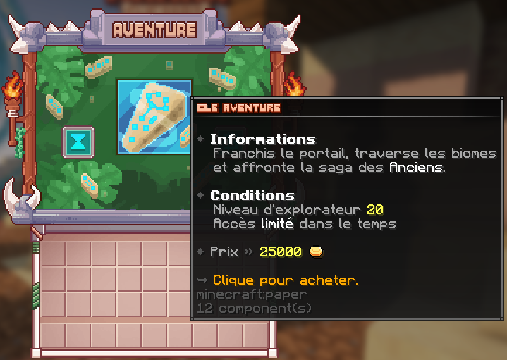 La Clé Aventure vendue par Nanar